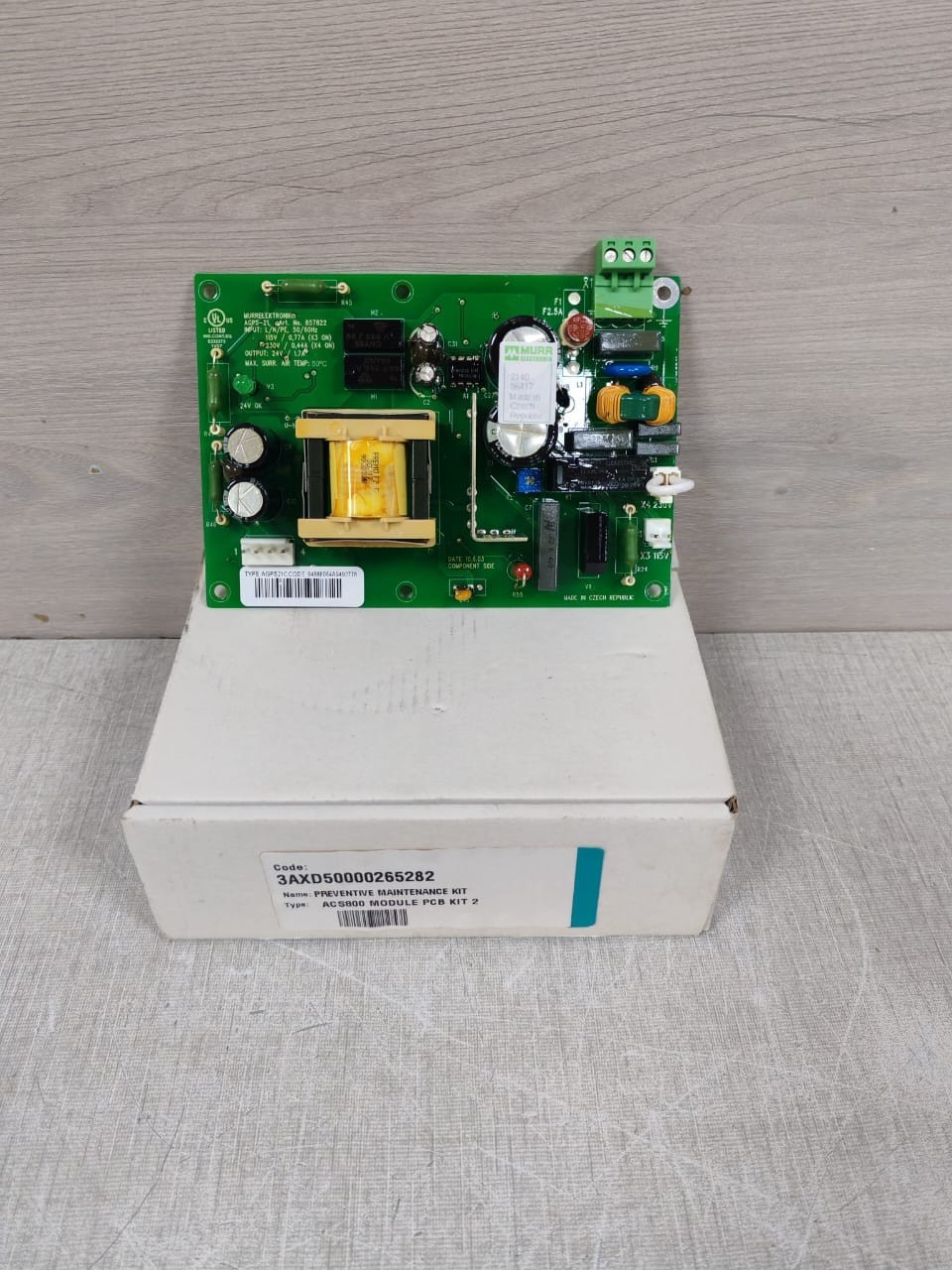 MURR ELEKTRONIK AGPS-21 / AGPS21C ART NO 857822 INVERTER BOARD 24V