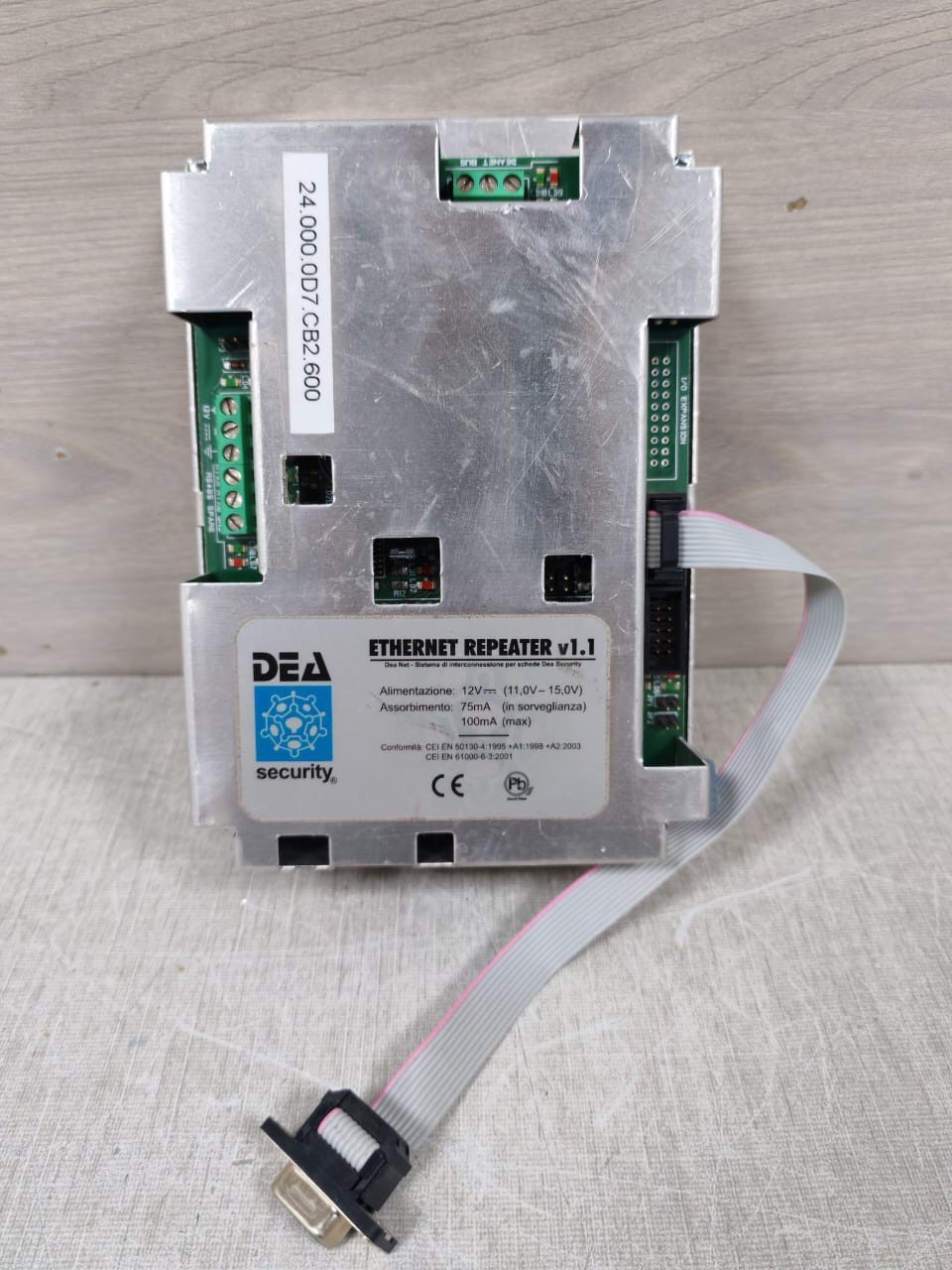 DEA ETHERNET REPEATER V1.1 24.000.0D7.CB2.600 Control board
