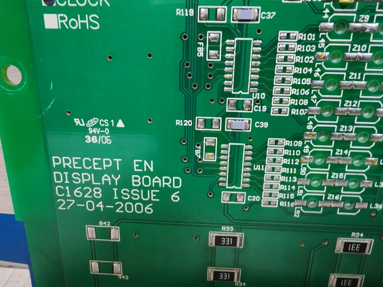 PRECEPT C1628 C1628 ISSUE 6 PRECEPT EN DISPLAY BOARD 5