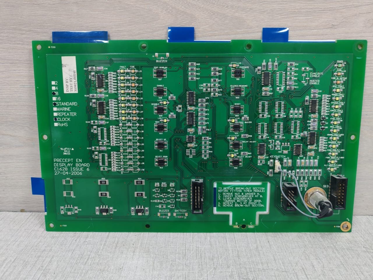 PRECEPT C1628 C1628 ISSUE 6 PRECEPT EN DISPLAY BOARD 6