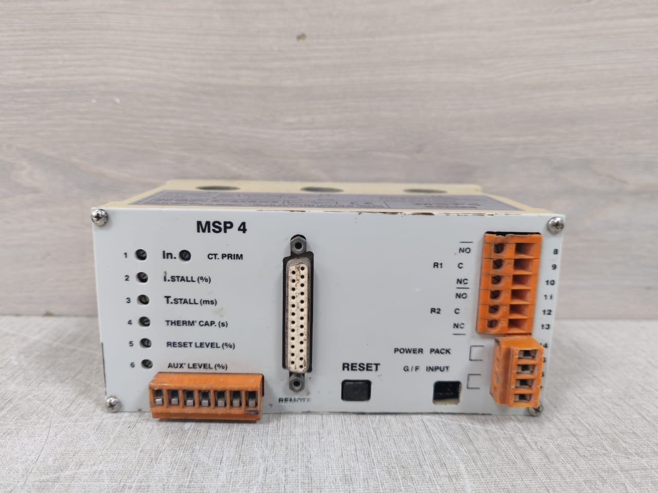 MSP SYSTEMS MSP4 Motor Protection Unit