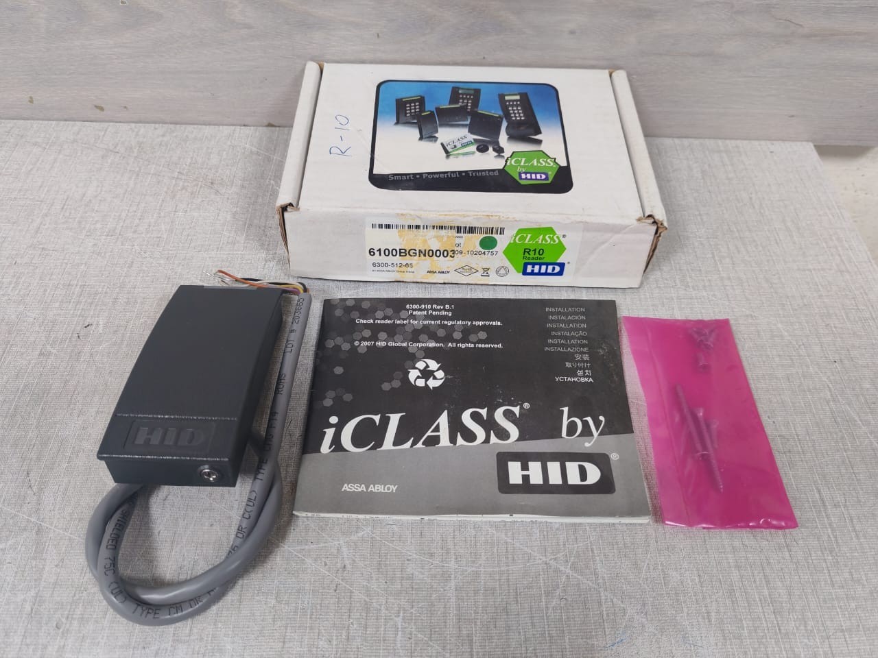 HID 6100BGN0003 iCLASS R10 Reader
