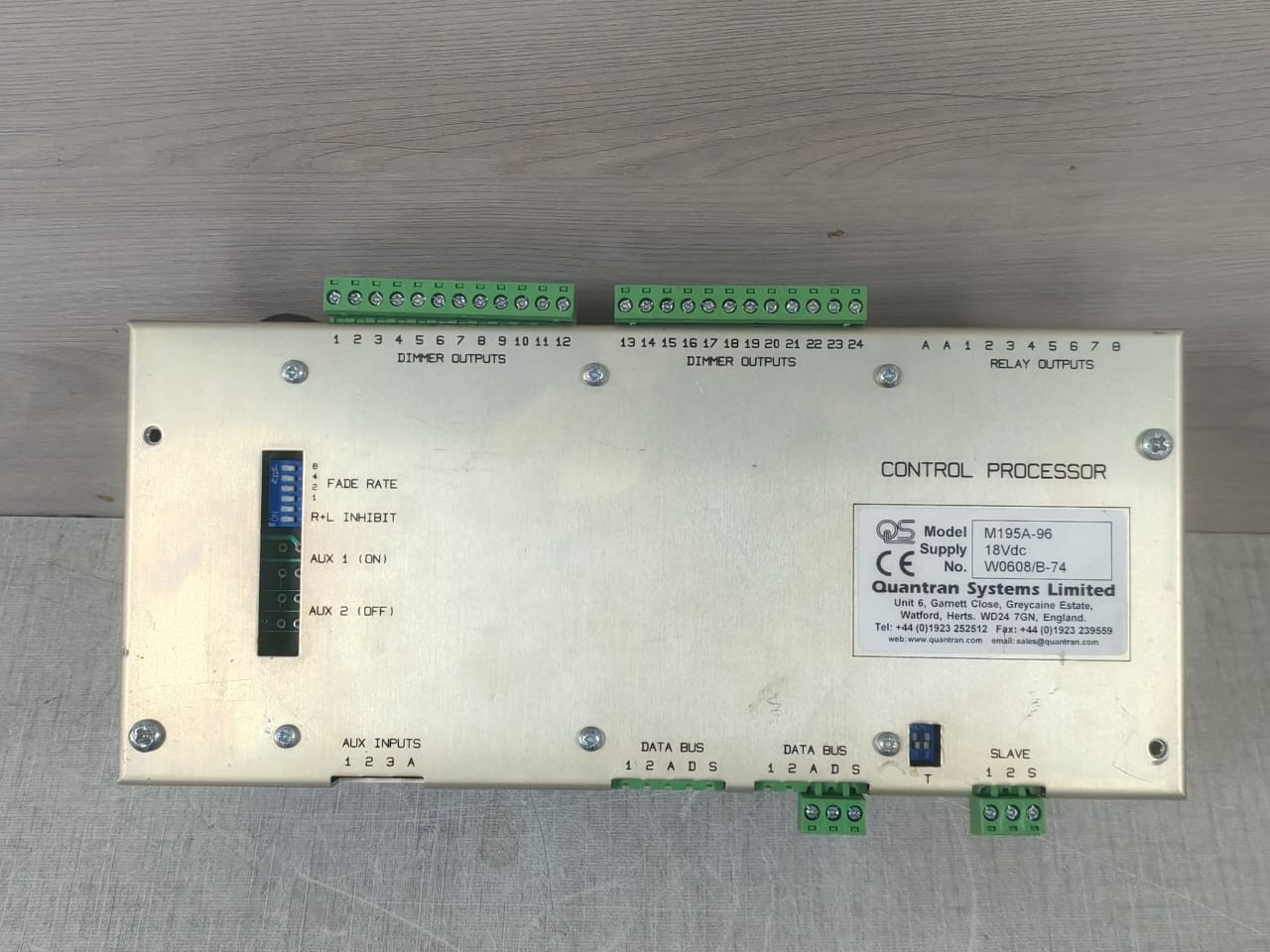 Quantran System M195A-96 with P195A Control Processor