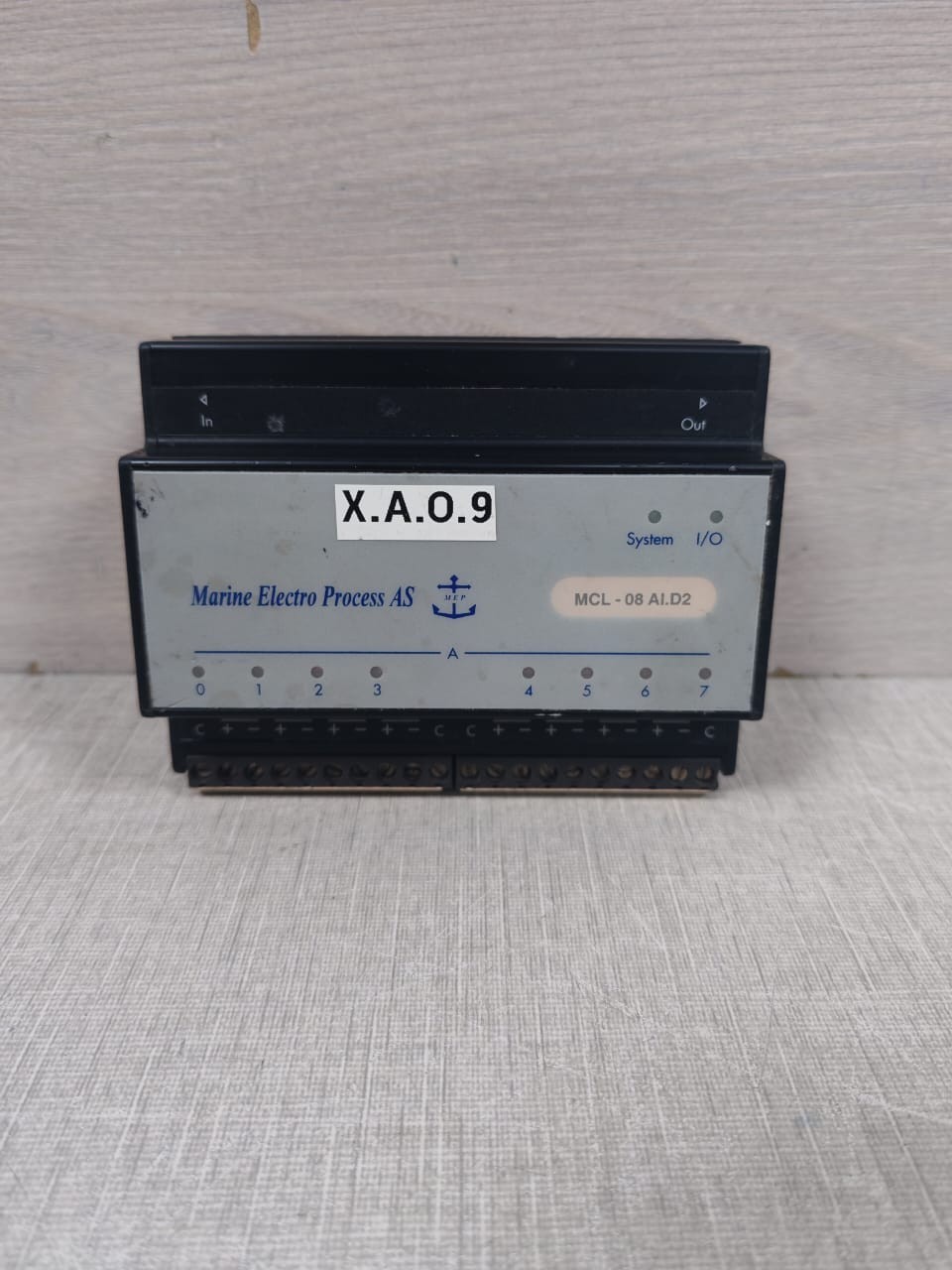 MARINE ELECTRO PROCESS AS MCL-08 MARINE ELECTRO PROCESS AS MCL-08 AI.D2 8-CH I/O MODULE 2