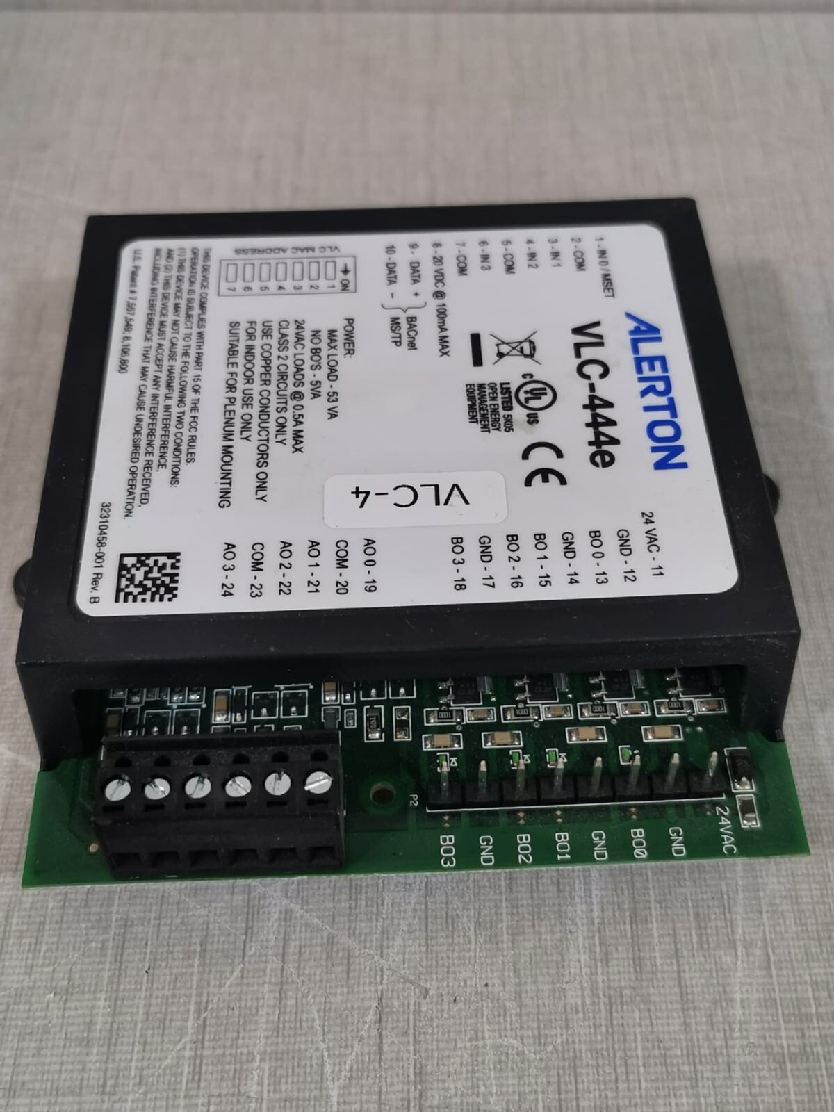 Alerton VLC-444E Alerton BACtalk VLC-444e Programmable Logic Controller 6