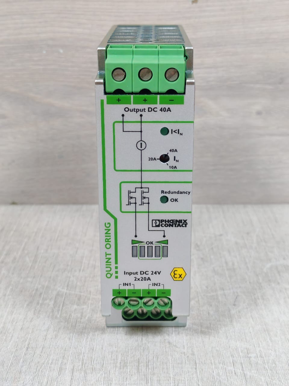 Phoenix Contact QUINT-ORING/24DC/2X20/1X40 PHOENIX CONTACT QUINT-ORING/24DC/2x20/1x40 PN:2320186 POWER SUPPLY 24V 2