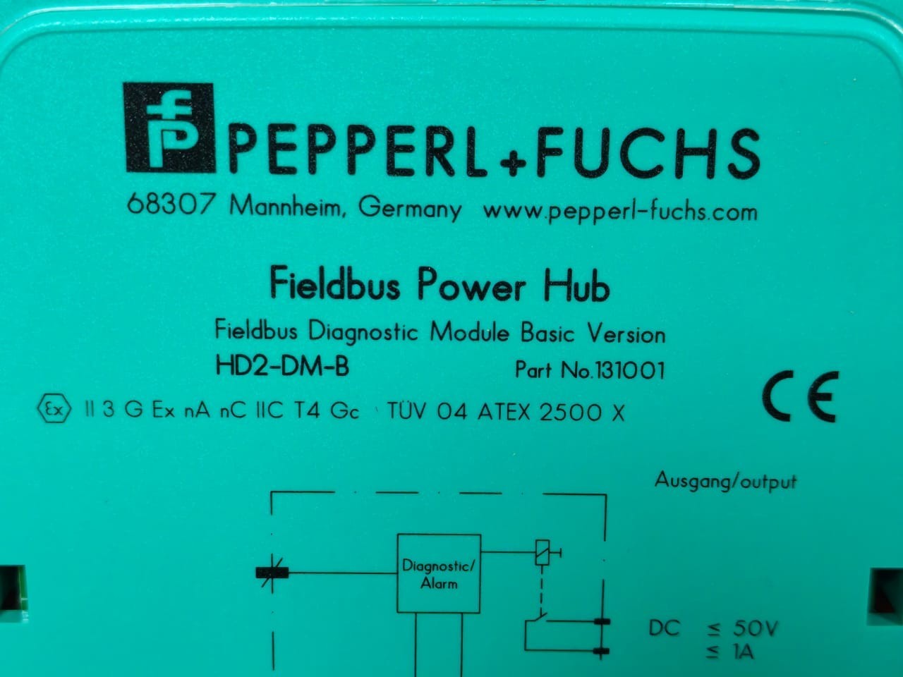 Pepperl+Fuchs HD2-DM-B Pepperl+Fuchs HD2-DM-B Fieldbus Diagnostic Module Basic Version 131001 2