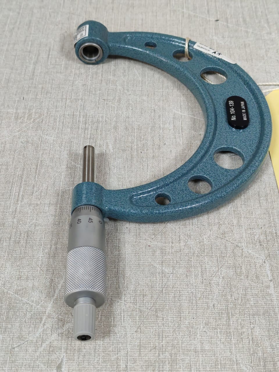Mitutoyo 104-139 OMC-100 MITUTOYO 104-139 OMC-100 0-100MM OUTSIDE MICROMETER W/ INTERCHANGEABLE ANVILS 5