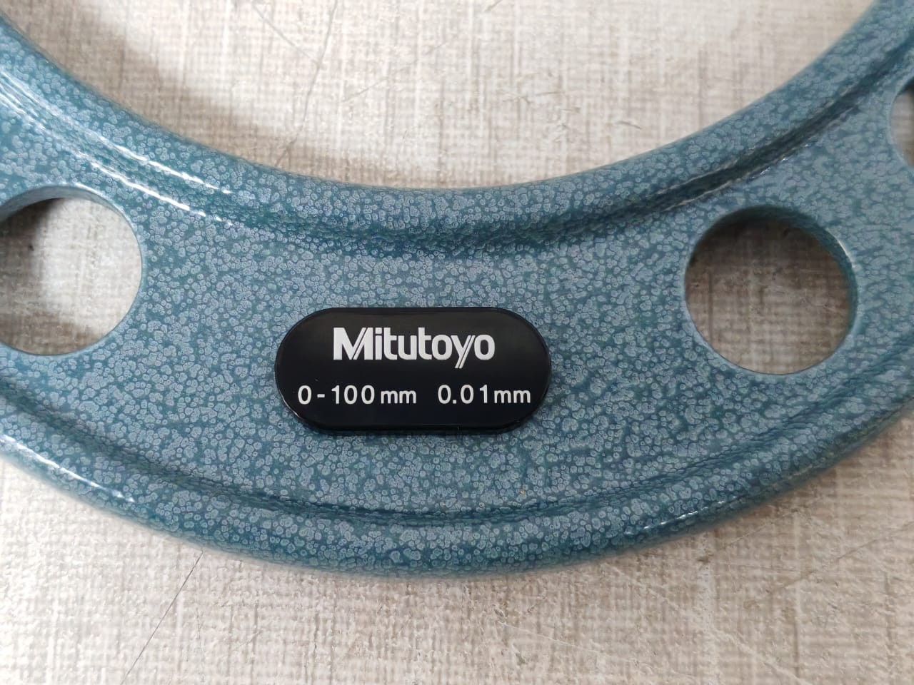 Mitutoyo 104-139 OMC-100 MITUTOYO 104-139 OMC-100 0-100MM OUTSIDE MICROMETER W/ INTERCHANGEABLE ANVILS 8