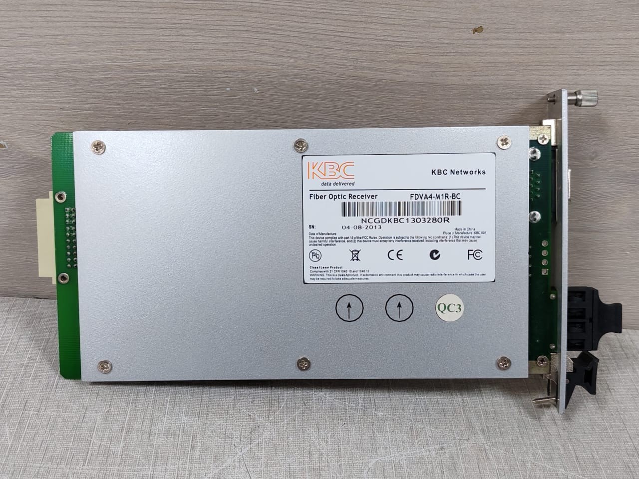 KBC Networks FDVA4-M1R-BC KBC Networks FDVA4-M1R-BC Fiber Optic Receiver 5
