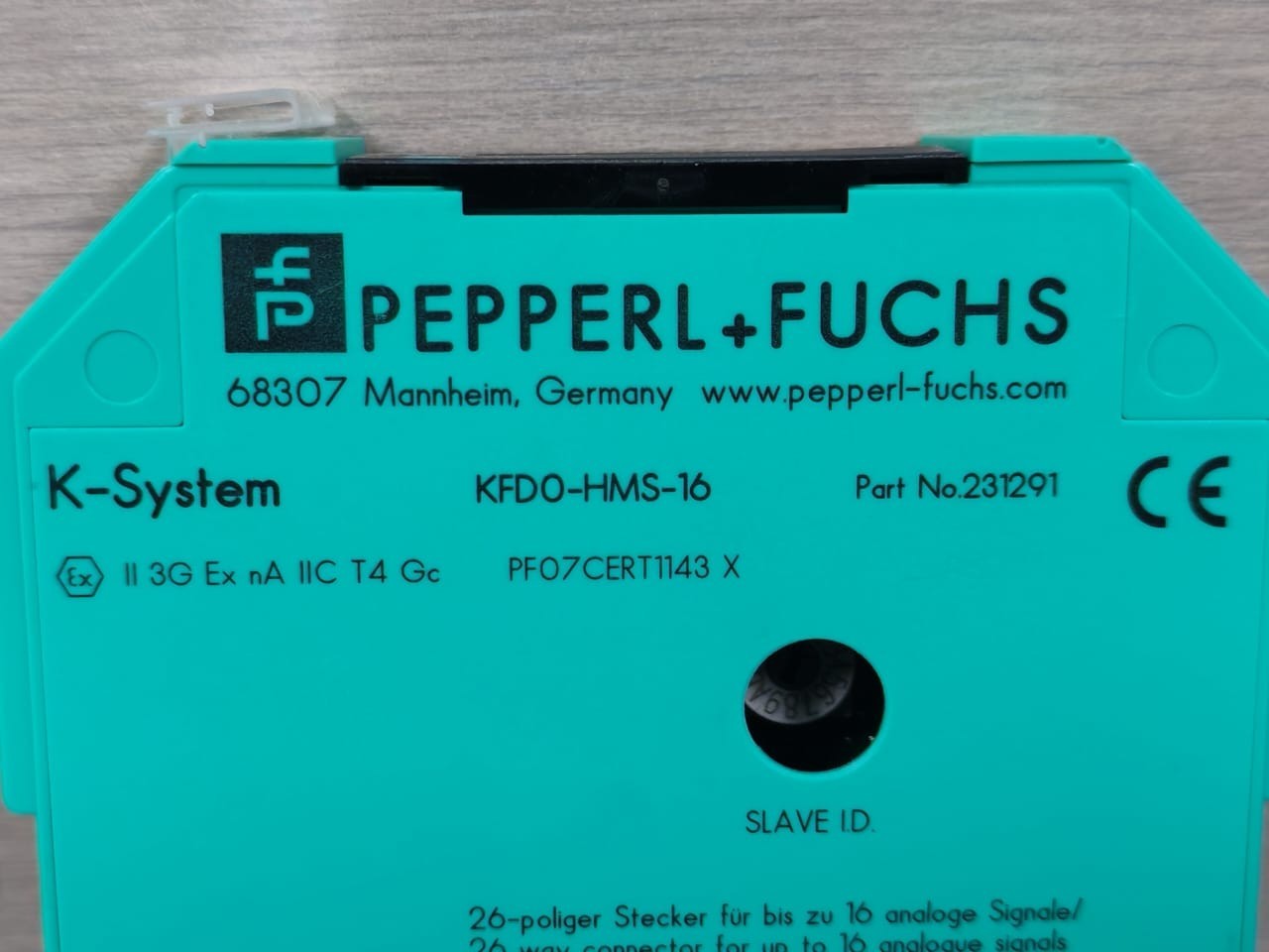 Pepperl 231291 Pepperl + Fuchs KFD0-HMS-16 HART MUX Secondary Module 231291 4