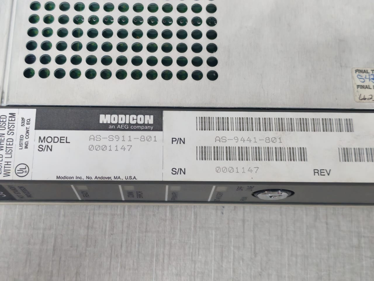 AEG AS-9441-801 AEG S911 AS-S911-801 P/N AS-9441-801 HOT STANDBY PROCESSOR 9