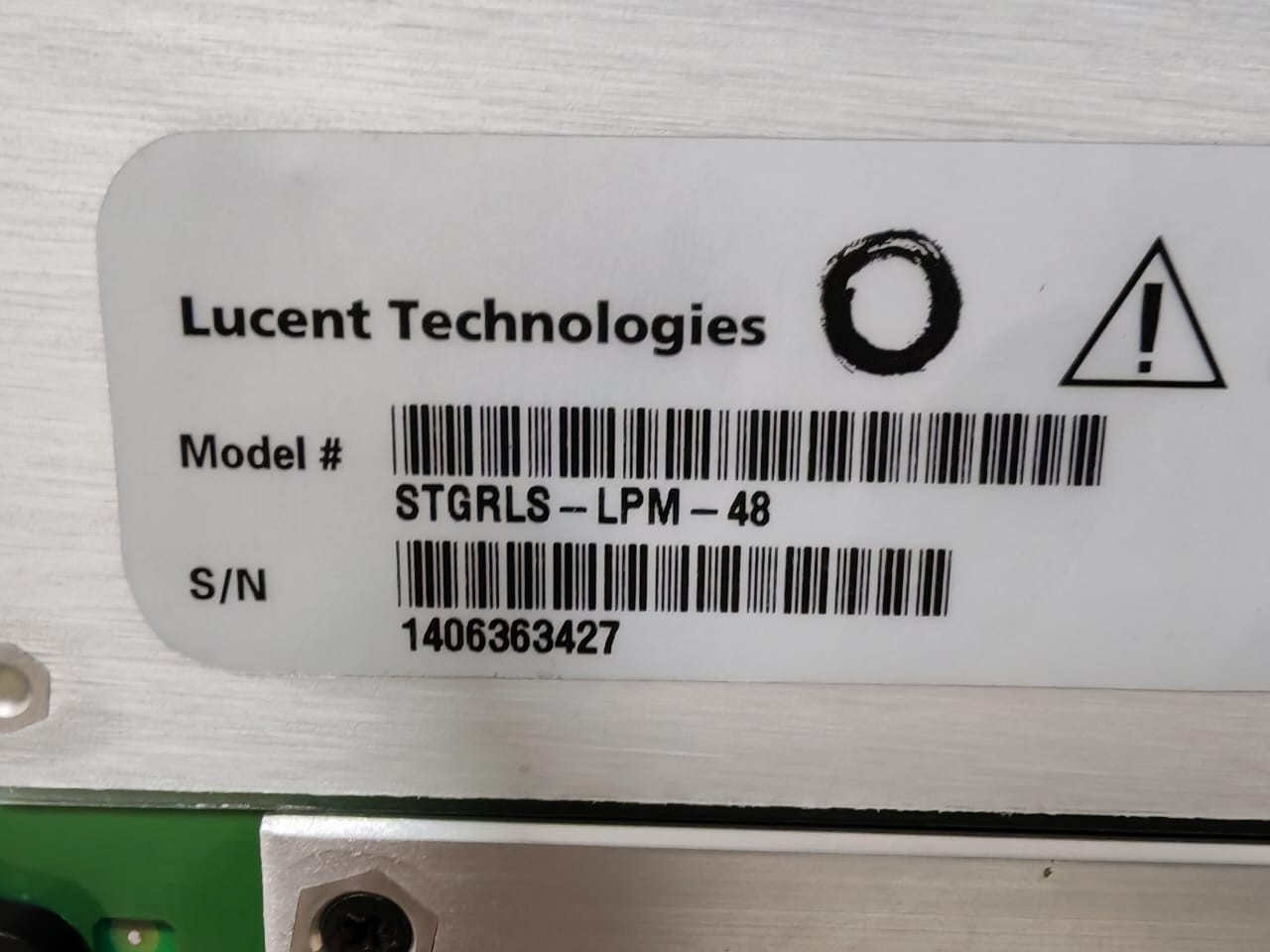 LUCENT TECHNOLOGIES 0800-0974-048 REV.G LPM 72 LUCENT TECHNOLOGIES STGRLS-LPM-48/0800-0974-048 REV.G LPM 72 PORT STINGER RT 10