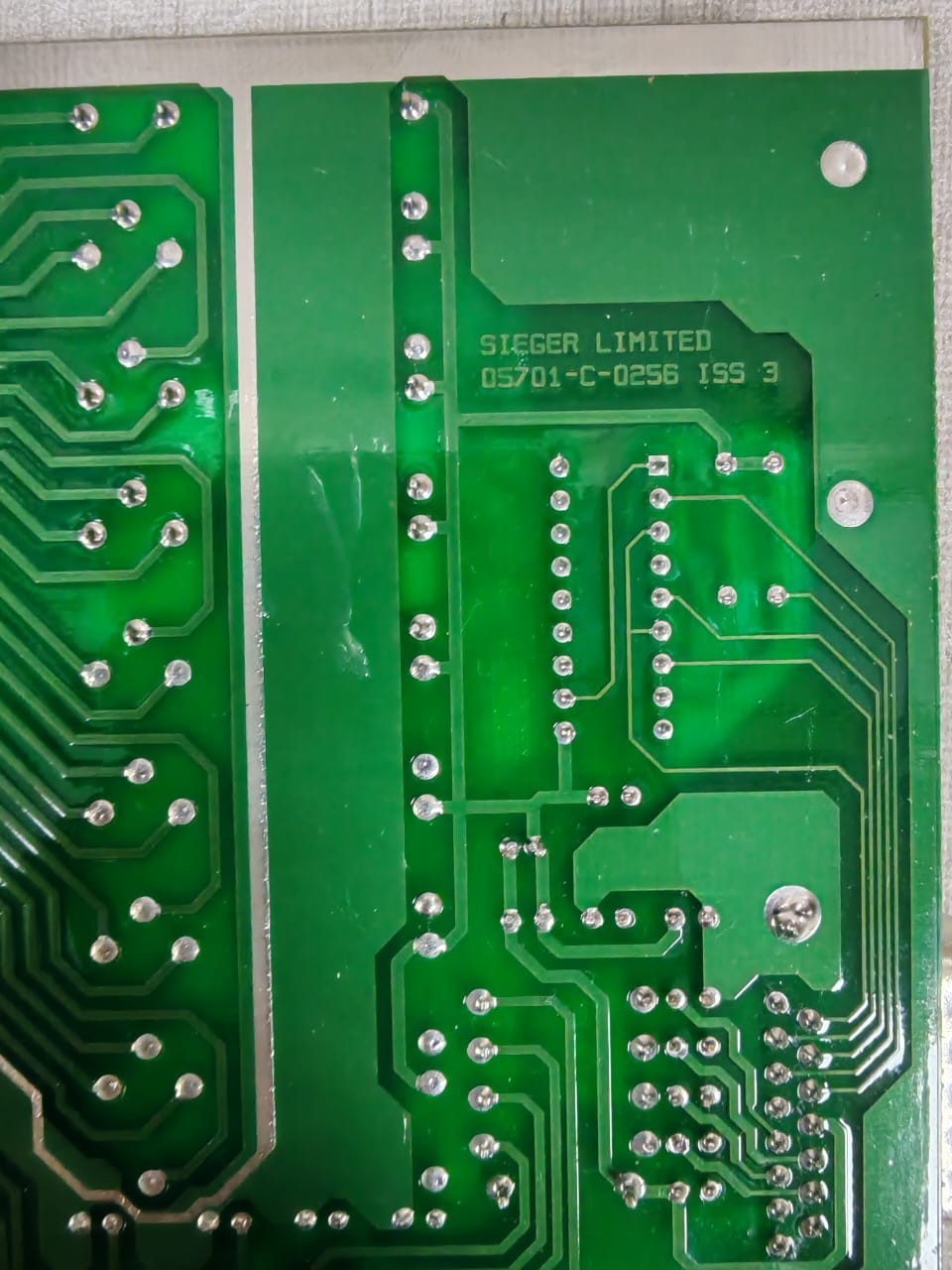 SIEGER 05701-C-0256 ISS 3 SIEGER 05701-A-03 SINGLE CHANNEL CONTROL CARD 05701-C-0256 ISS 3 8