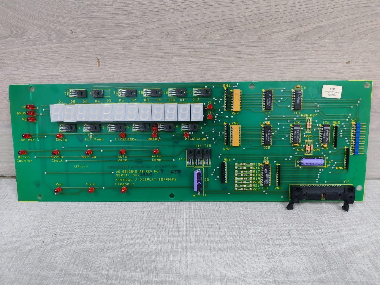 Unbranded AS 0542840 AS 0542840 AS REV 3 SPEED AC 7 DISPLAY BOARD MK2 2