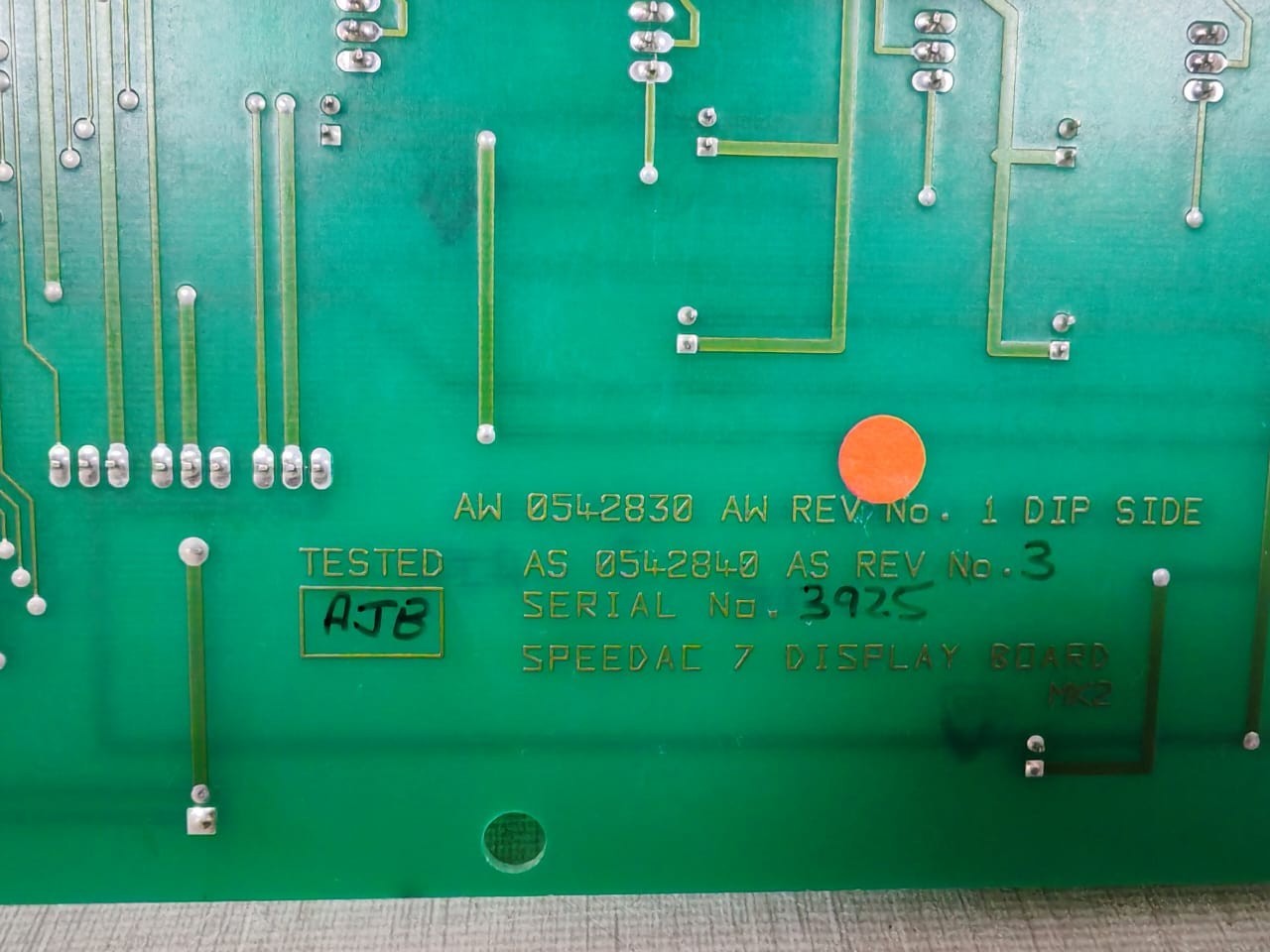 Unbranded AS 0542840 AS 0542840 AS REV 3 SPEED AC 7 DISPLAY BOARD MK2 5