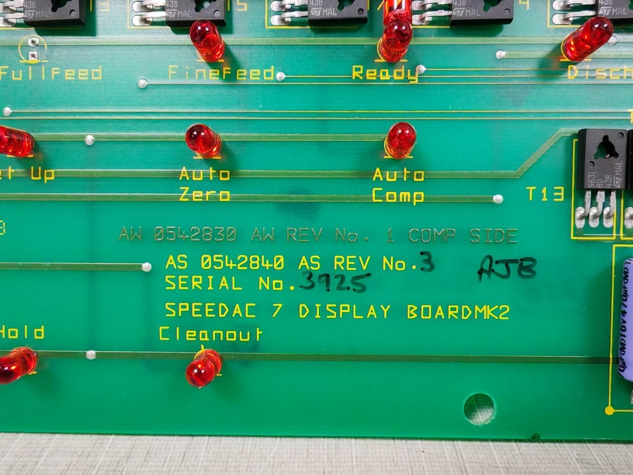 Unbranded AS 0542840 AS 0542840 AS REV 3 SPEED AC 7 DISPLAY BOARD MK2 6