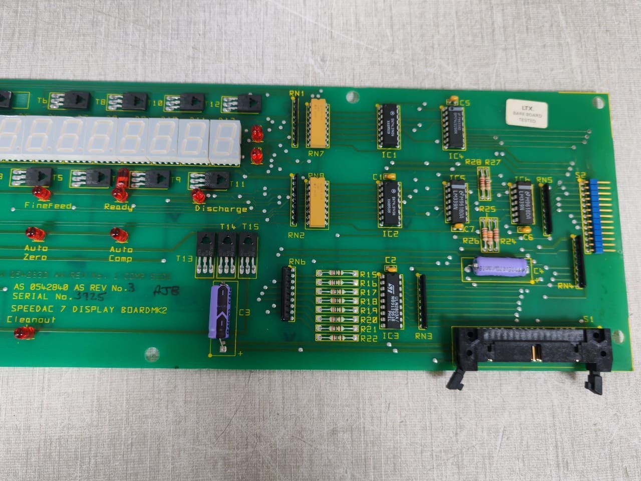 Unbranded AS 0542840 AS 0542840 AS REV 3 SPEED AC 7 DISPLAY BOARD MK2 7