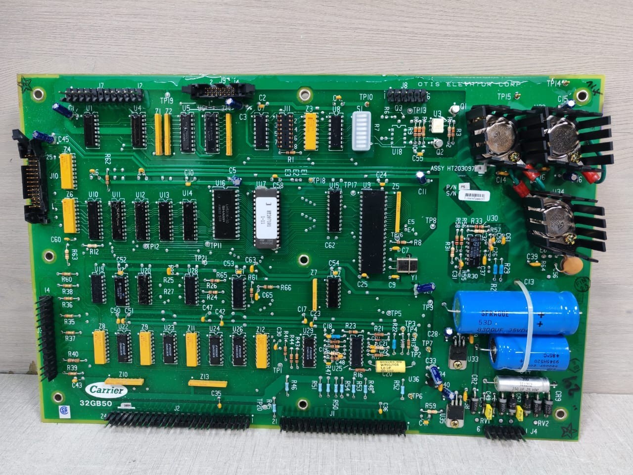 Carrier P5 CARRIER 32GB50 OTIS ELAVATOR HT203097 P5 PROCESSOR BOARD 3
