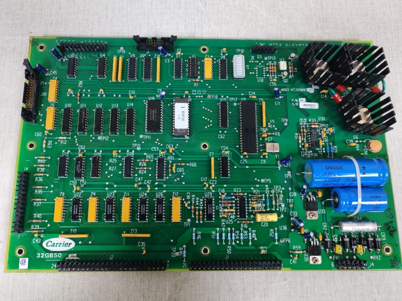 Carrier P5 CARRIER 32GB50 OTIS ELAVATOR HT203097 P5 PROCESSOR BOARD 5