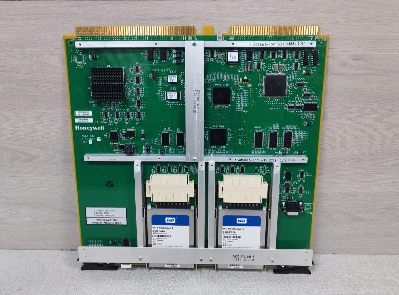 HONEYWELL 51403645-100 REV.P 51403698-100 REV.F CONTROLLER MODULE CARD