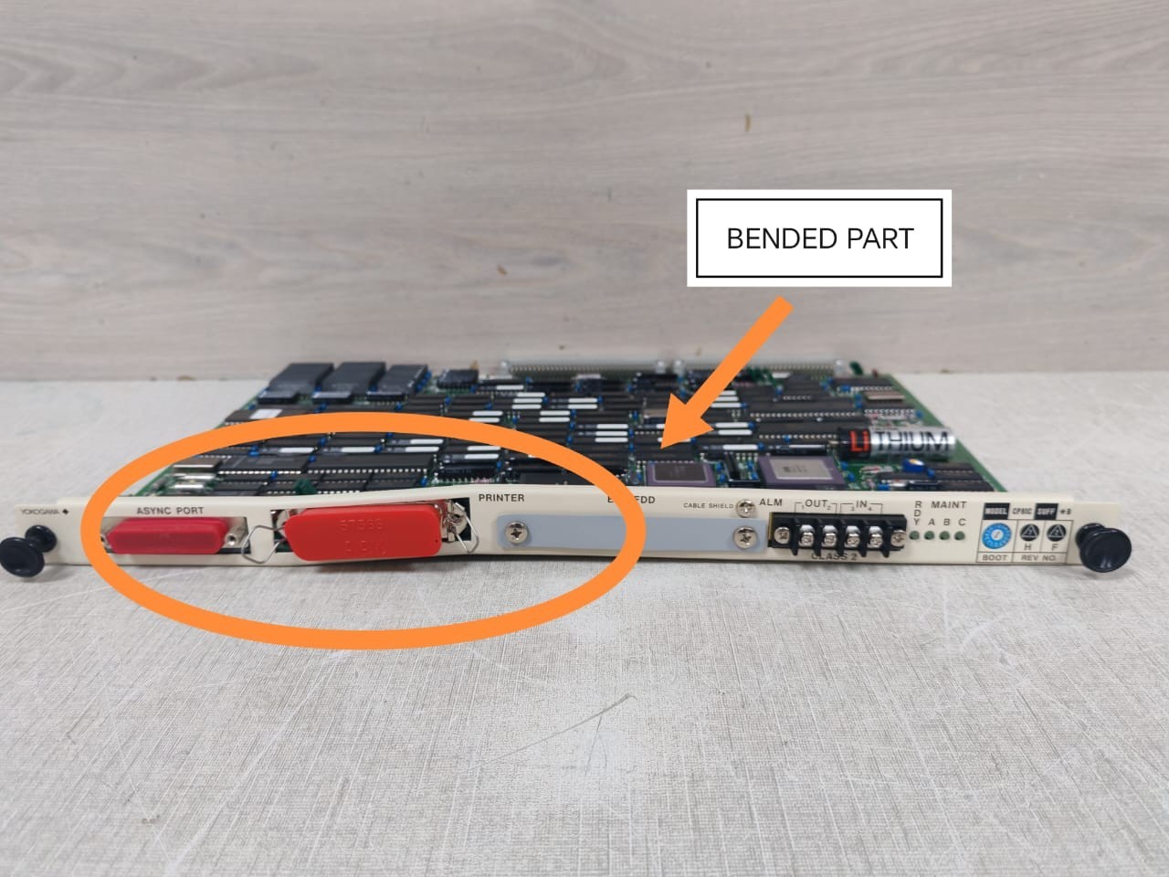 Yokogawa S933AL-0 / S9330AL-03 YOKOGAWA CP81C * B S933AL-0 / S9330AL-03 MOTHER PCB BOARD 3
