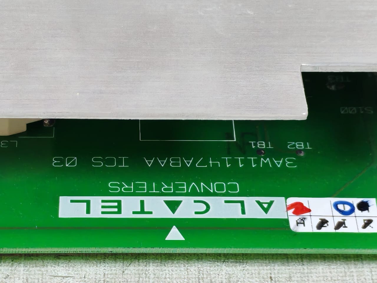 ALCATEL 3AW00421AAAB 3AW11147ABAA ALCATEL CONVERTERS 3AW00421AAAB 3AW11147ABAA ICS 03 ELECTRONIC BOARD 48/60V 6