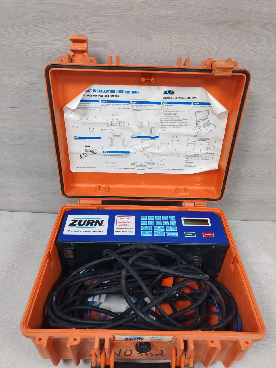 ZURN FUSION LOCK ZURN FUSION LOCK CHEMICAL DRAINAGE SYSTEMS POLYPROPYLENE PIPE JOINT WELDER 220V 2