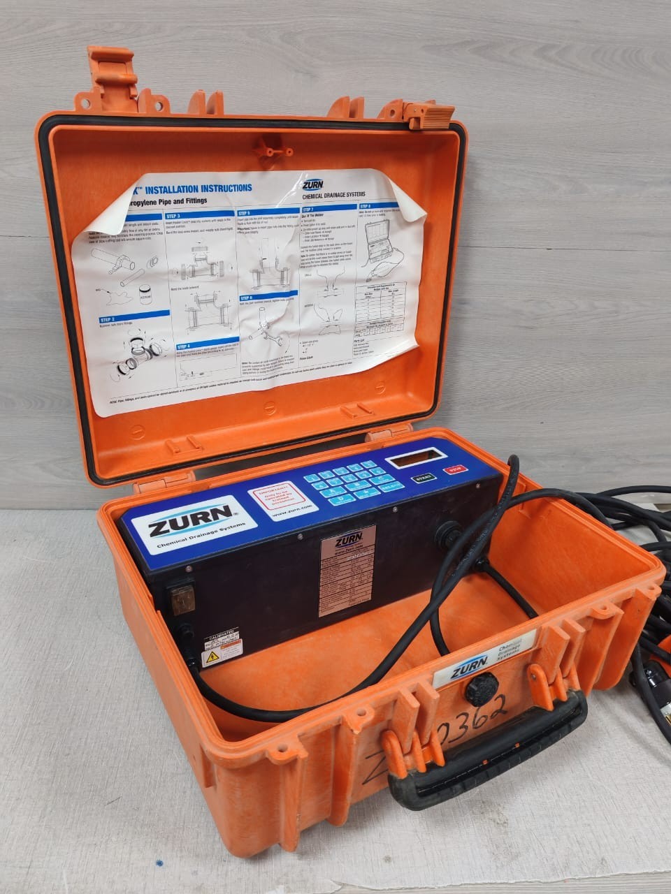 ZURN FUSION LOCK ZURN FUSION LOCK CHEMICAL DRAINAGE SYSTEMS POLYPROPYLENE PIPE JOINT WELDER 220V 3