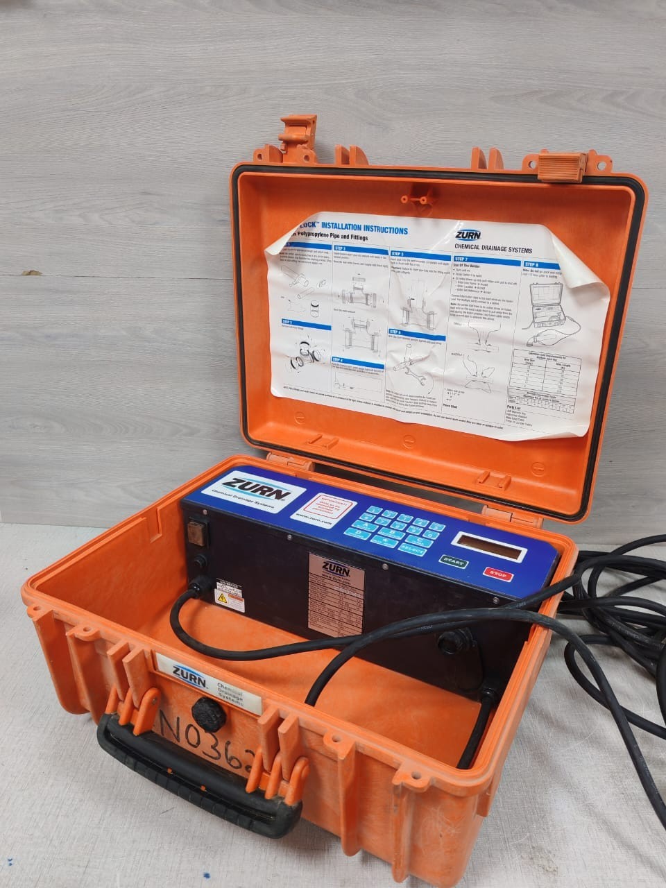ZURN FUSION LOCK ZURN FUSION LOCK CHEMICAL DRAINAGE SYSTEMS POLYPROPYLENE PIPE JOINT WELDER 220V 4