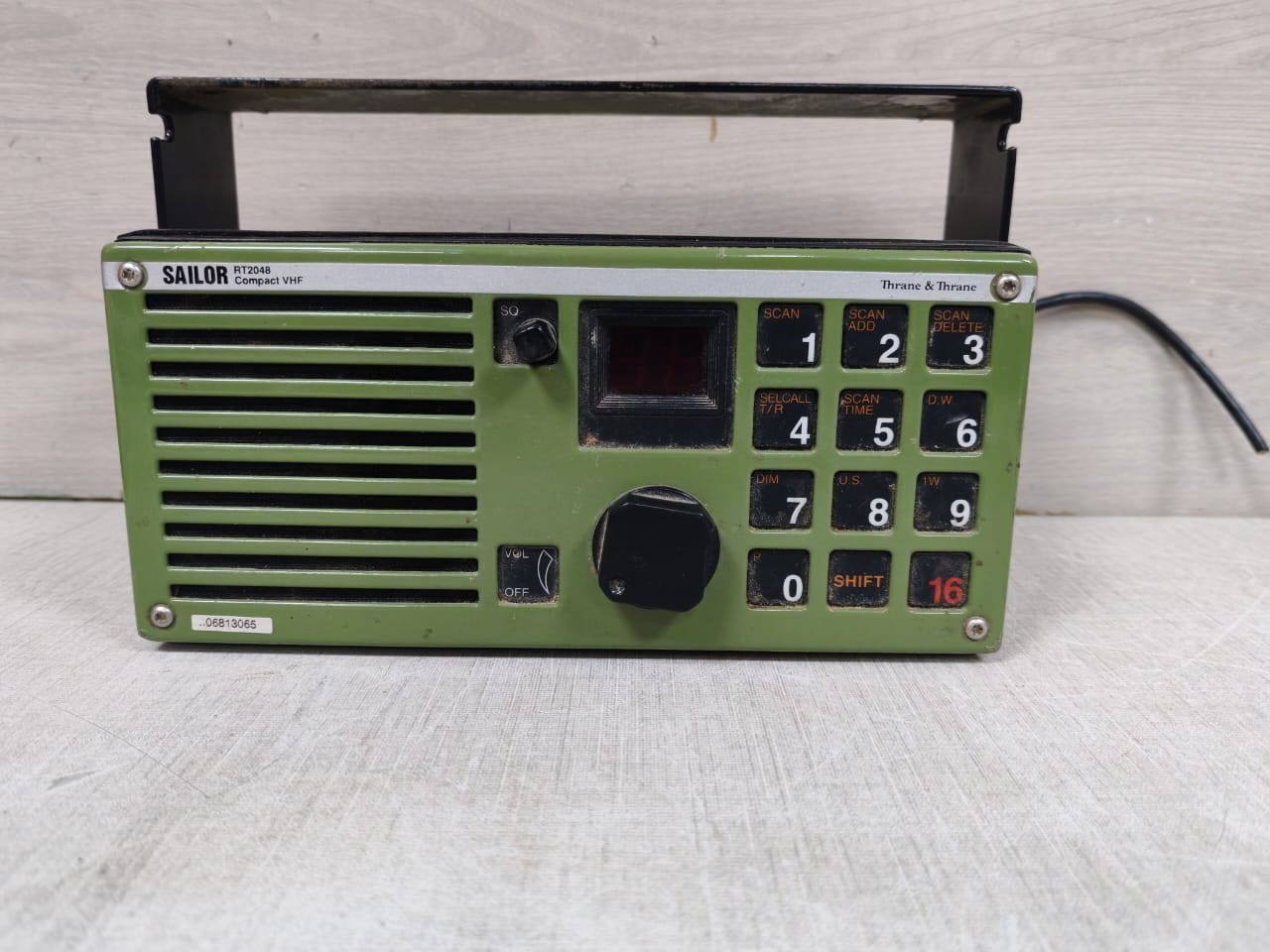 SAILOR RT2048 COMPACT VHF MARINE RADIO WITHOUT TELEPHONE HANDSET