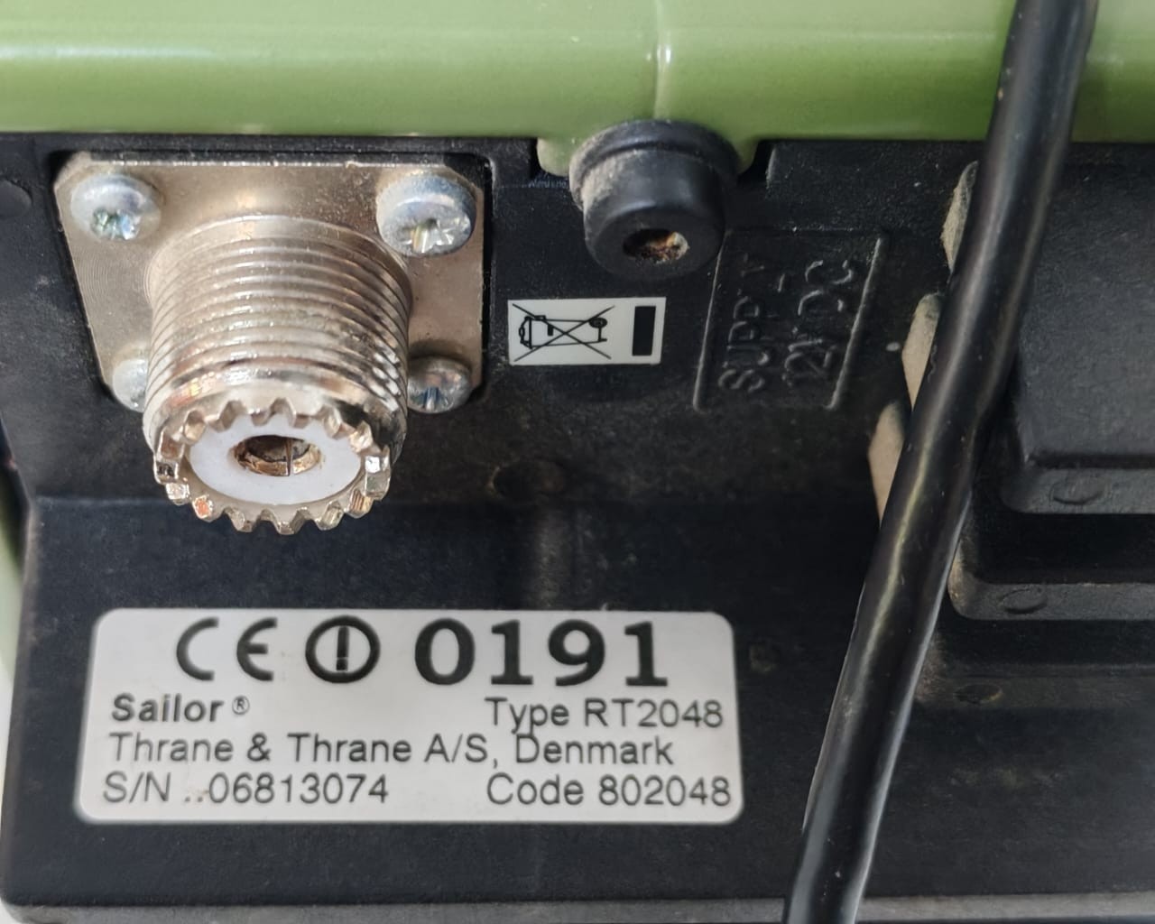 SAILOR RT2048 SAILOR RT2048 COMPACT VHF MARINE RADIO WITH TELEPHONE HANDSET 8