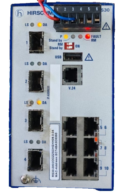 HIRSCHMANN RS30-0802OOZZSDHEHH09.0.04 HIRSCHMANN RS30-0802OOZZSDHEHH09.0.04 RAIL SWITCH - TRIED & TESTED 2