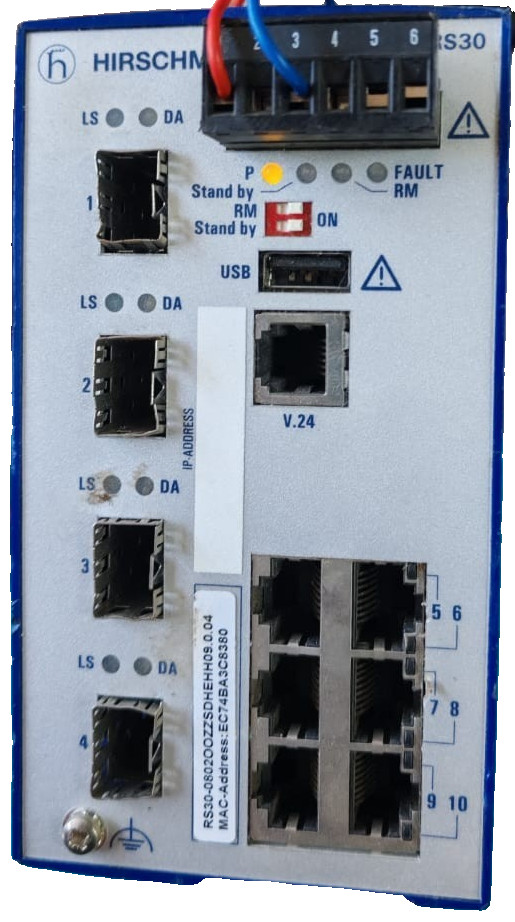 HIRSCHMANN RS30-0802OOZZSDHEHH09.0.04 HIRSCHMANN RS30-0802OOZZSDHEHH09.0.04 RAIL SWITCH - TRIED & TESTED 4
