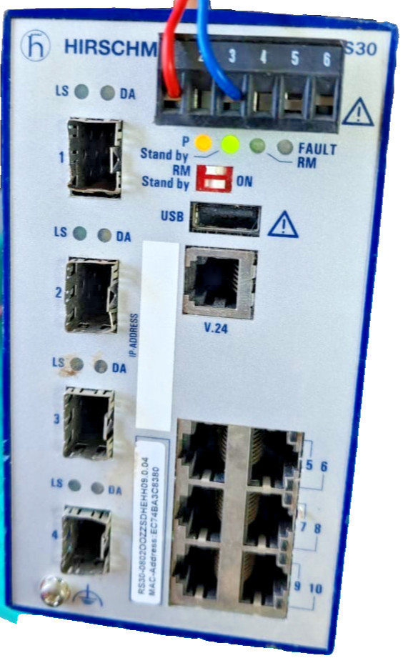 HIRSCHMANN RS30-0802OOZZSDHEHH09.0.04 HIRSCHMANN RS30-0802OOZZSDHEHH09.0.04 RAIL SWITCH - TRIED & TESTED 5