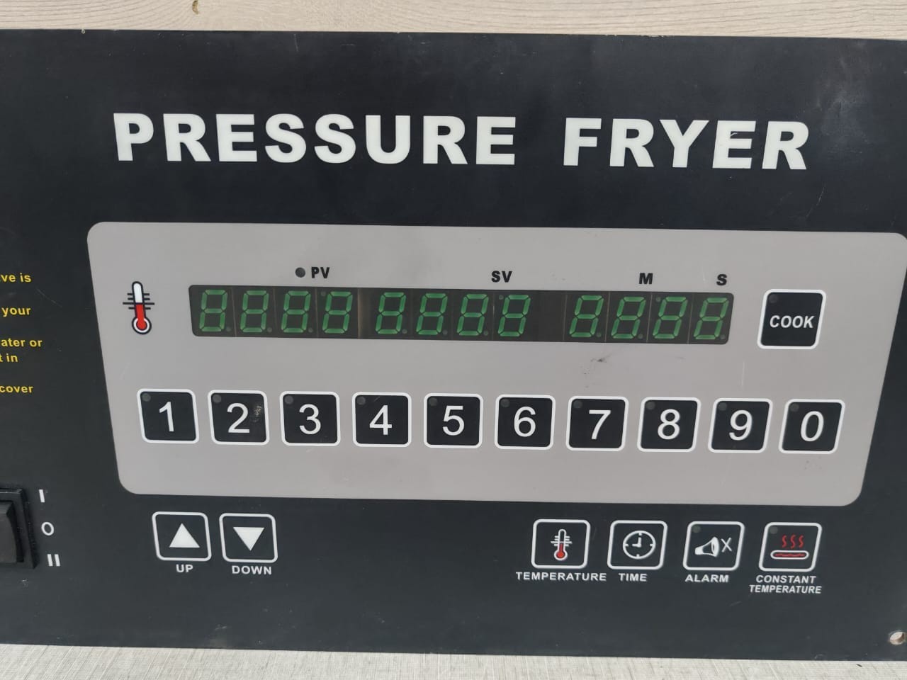 TAISHENG TOC-910AYX-H0-E TAISHENG TOC-910AYX-H0-E PRESSURE FRYER CONTROL PANEL 4