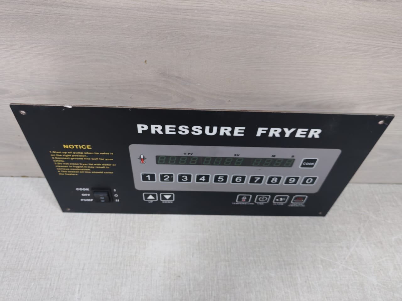TAISHENG TOC-910AYX-H0-E TAISHENG TOC-910AYX-H0-E PRESSURE FRYER CONTROL PANEL 6