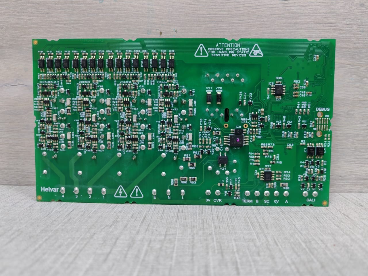 HELVAR 7490078 HELVAR 7490078 ISSUE G-454 4x2.2A TRAILING EDGE DIMMER BOARD FOR HELVAR 454 9