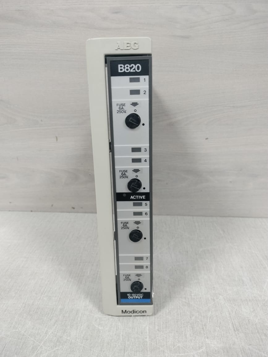 AEG MODICON B820 / AS-B820-008 OUTPUT MODULE 10-60VDC