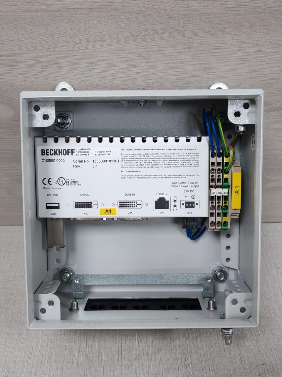 Eltromat CU8860-0000 Eltromat 9579000162 with Beckoff CU8860-0000 Rev.3.1 USB-DVI-EXTENDER.0-B 9