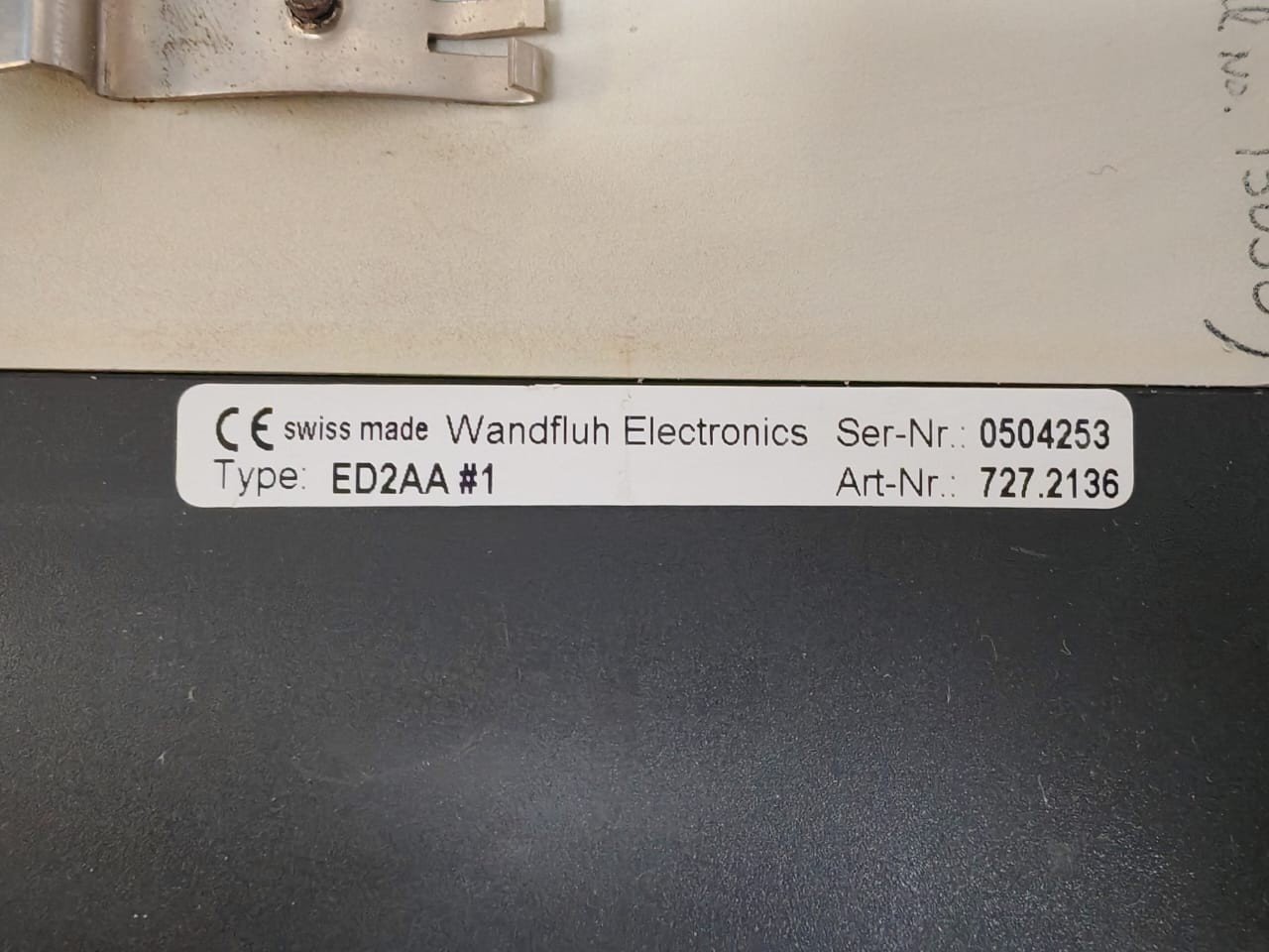Wandfluh 727.2136 Wandfluh ED2AA #1 Position Controller 727.2136 5