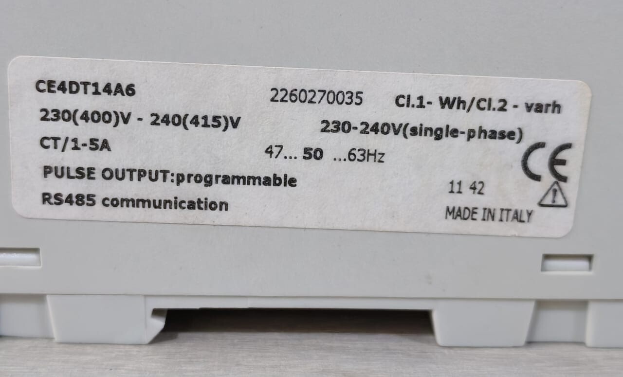 IME CE4DT14A6 IME CONTO D4-PT CE4DT14A6 NETWORK DIRECT CONNECTION MUTI FUNCTION POWER METER 6