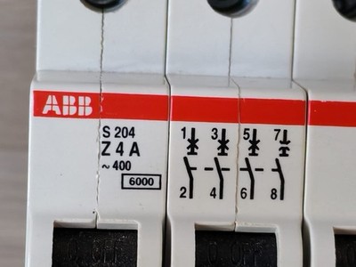 ABB S204-Z4 ABB 2CDS254001R0338 S204-Z4 Miniature Circuit Breaker 3