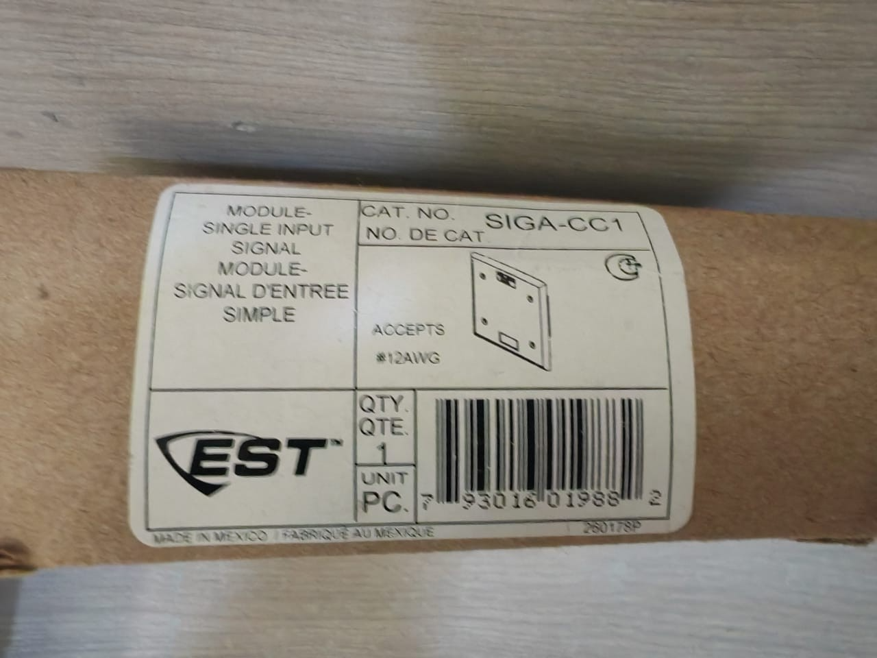 EST SIGA-CC1 EST SIGA-CC1 SINGLE INPUT SIGNAL MODULE 7