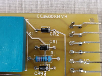 GE ICC3600KMVH GE ICC3600KMVH RELAY CARD 2