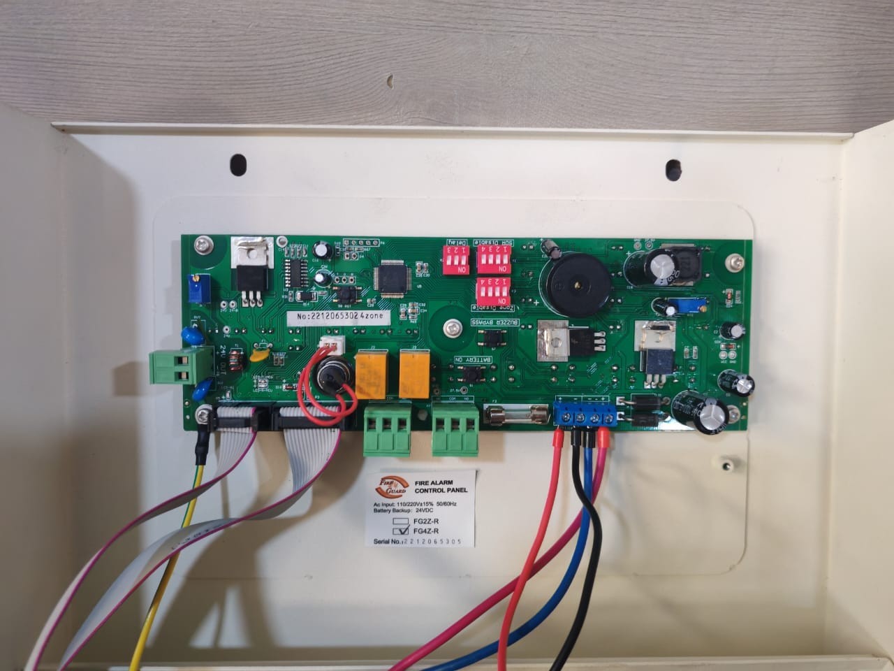 Fire Guard FG4Z-R Fire Guard FG4Z-R Conventional Panel 4 Zone Fire Alarm Control Panel 7