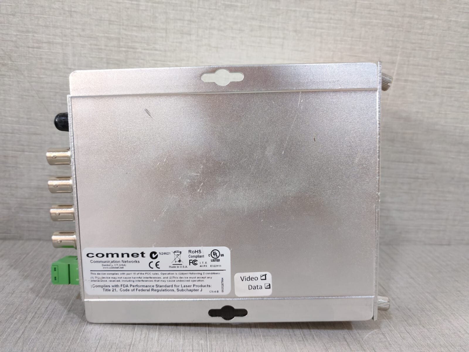 Comnet FVT4014M COMNET FVT4014M SHR 4-CH VIDEO TRANSMITTER+4-CH DATA SELF HEALING RING 7