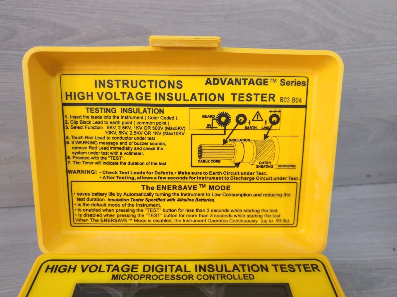 SEW Eurodrive 2804 SEW STANDARD 2804 IN HIGH VOLTAGE DIGITAL INSULATION TESTER 3
