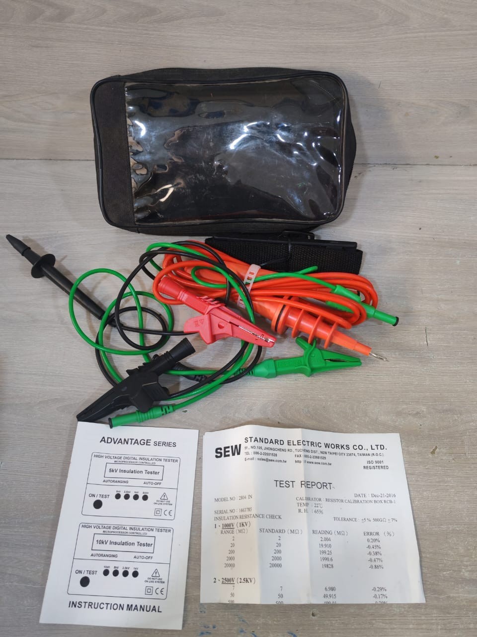SEW Eurodrive 2804 SEW STANDARD 2804 IN HIGH VOLTAGE DIGITAL INSULATION TESTER 8