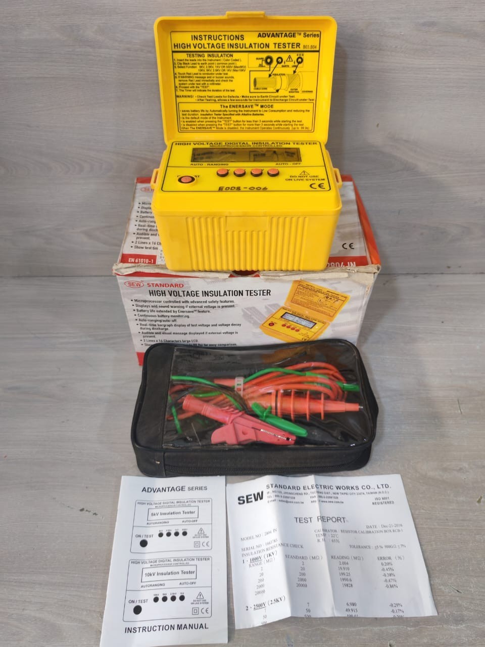 SEW Eurodrive 2804 SEW STANDARD 2804 IN HIGH VOLTAGE DIGITAL INSULATION TESTER 10